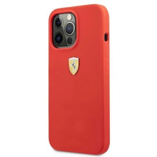Etui Ferrari Silicone na iPhone 13 Pro Max - czerwone