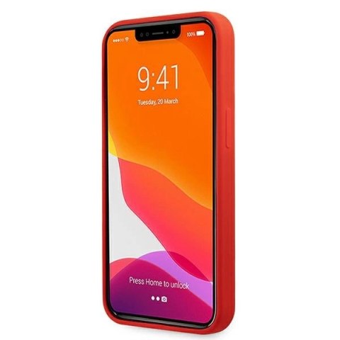 Etui Ferrari Silicone na iPhone 13 Pro Max - czerwone