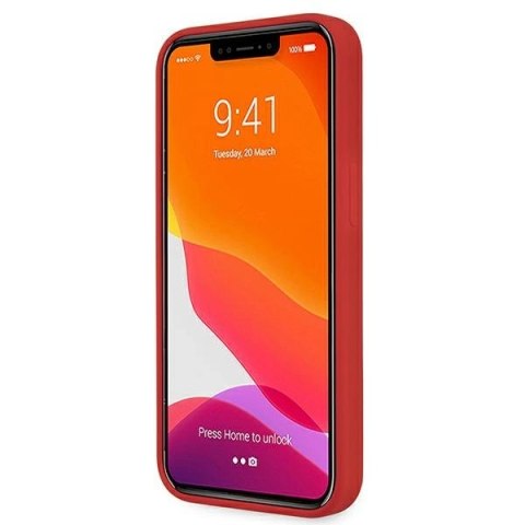 Etui Ferrari Silicone na iPhone 13 mini - czerwone Etui Ferrari Silicone na iPhone 13 mini - czerwone