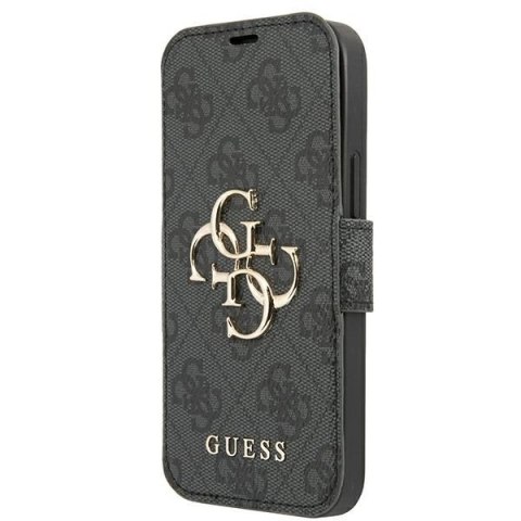 Etui Guess 4G Big Metal Logo na iPhone 13 Pro / iPhone 13 - szare