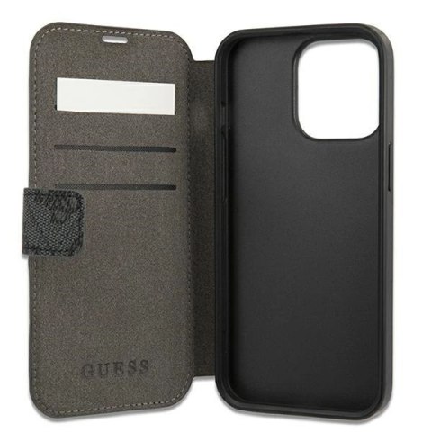 Etui Guess 4G Big Metal Logo na iPhone 13 Pro / iPhone 13 - szare