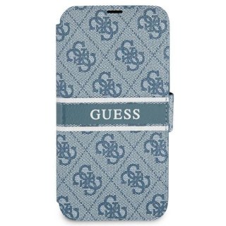 Etui Guess 4G Stripe na iPhone 13 Pro / 13 6,1" - niebieskie