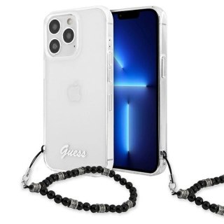 Etui Guess Black Pearl na iPhone 13 Pro / iPhone 13 - przezroczyste