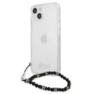 Etui Guess Black Pearl na iPhone 13 mini - przezroczyste