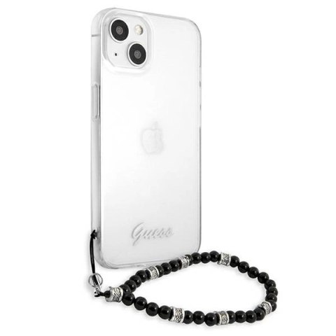 Etui Guess Black Pearl na iPhone 13 mini - przezroczyste