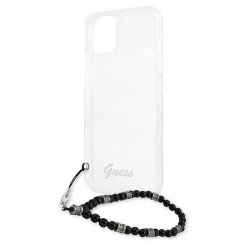 Etui Guess Black Pearl na iPhone 13 mini - przezroczyste