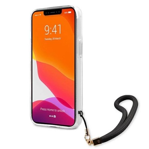 Etui Guess Camo Strap Collection na iPhone 13 mini - czarne
