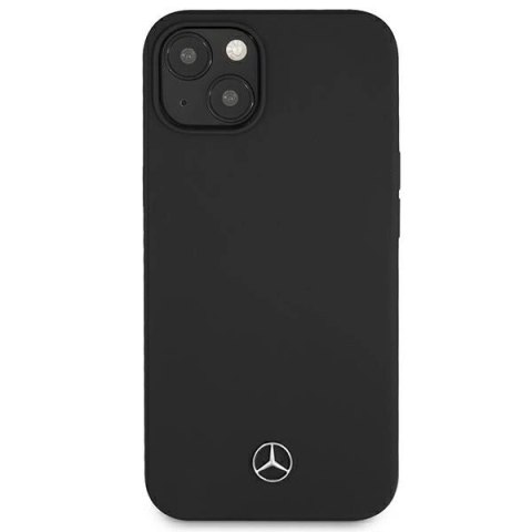 Etui Mercedes Silicone Line na iPhone 13 mini - czarne Etui Mercedes Silicone Line na iPhone 13 mini - czarne