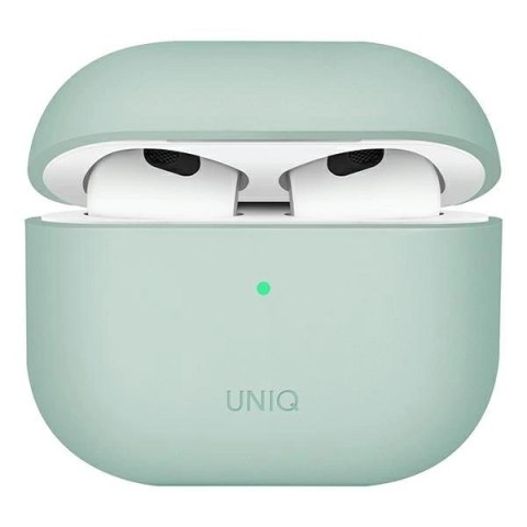 Etui UNIQ Lino na AirPods 3 - zielone Etui UNIQ Lino na AirPods 3 - zielone