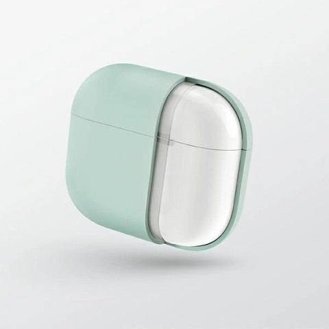 Etui UNIQ Lino na AirPods 3 - zielone Etui UNIQ Lino na AirPods 3 - zielone