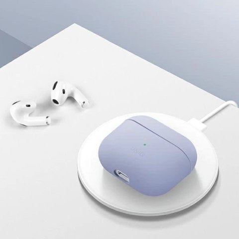 Etui UNIQ Lino na AirPods 3 - zielone Etui UNIQ Lino na AirPods 3 - zielone