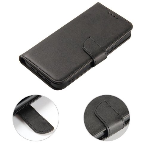 Magnet Case elegancki futerał etui pokrowiec z klapką i funkcją podstawki Samsung Galaxy A53 5G czarny Magnet Case elegancki futerał etui pokrowiec z klapką i funkcją podstawki Samsung Galaxy A53 5G czarny