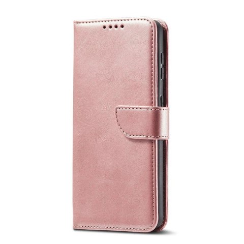 Magnet Case elegancki futerał etui pokrowiec z klapką i funkcją podstawki Samsung Galaxy S22+ (S22 Plus) różowy Magnet Case elegancki futerał etui pokrowiec z klapką i funkcją podstawki Samsung Galaxy S22+ (S22 Plus) różowy