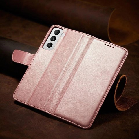 Magnet Case elegancki futerał etui pokrowiec z klapką i funkcją podstawki Samsung Galaxy S22+ (S22 Plus) różowy Magnet Case elegancki futerał etui pokrowiec z klapką i funkcją podstawki Samsung Galaxy S22+ (S22 Plus) różowy
