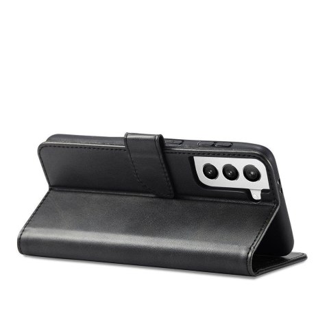 Magnet Case elegancki futerał etui pokrowiec z klapką i funkcją podstawki Samsung Galaxy S22 Ultra czarny Magnet Case elegancki futerał etui pokrowiec z klapką i funkcją podstawki Samsung Galaxy S22 Ultra czarny