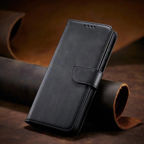 Magnet Case elegancki futerał etui pokrowiec z klapką i funkcją podstawki Samsung Galaxy S22 Ultra czarny Magnet Case elegancki futerał etui pokrowiec z klapką i funkcją podstawki Samsung Galaxy S22 Ultra czarny