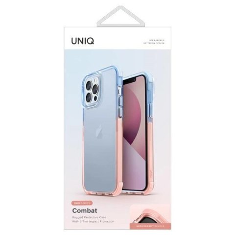 UNIQ etui Combat Duo iPhone 13 Pro Max 6,7" niebiesko-różowy/blue-pink