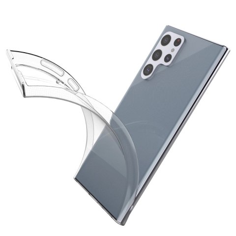 Żelowy pokrowiec etui Ultra Clear 0.5mm Samsung Galaxy S22 Ultra przezroczysty