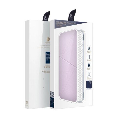 DUX DUCIS Skin X kabura etui pokrowiec z klapką Samsung Galaxy A73 różowy DUX DUCIS Skin X kabura etui pokrowiec z klapką Samsung Galaxy A73 różowy
