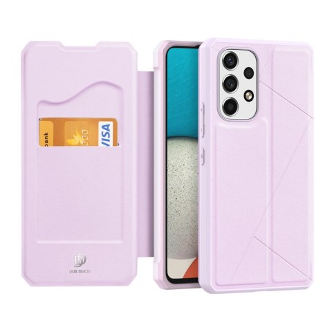 DUX DUCIS Skin X kabura etui pokrowiec z klapką Samsung Galaxy A73 różowy DUX DUCIS Skin X kabura etui pokrowiec z klapką Samsung Galaxy A73 różowy