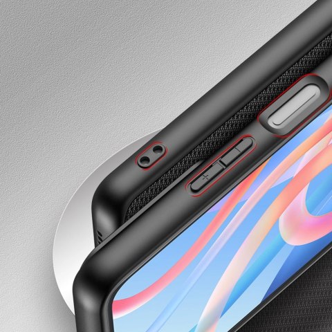 Dux Ducis Fino etui pokrowiec pokryty nylonowym materiałem Poco M4 Pro 5G czarny Dux Ducis Fino etui pokrowiec pokryty nylonowym materiałem Poco M4 Pro 5G czarny