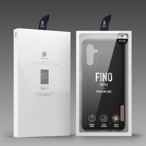 Dux Ducis Fino etui pokrowiec pokryty nylonowym materiałem Samsung Galaxy A13 5G czarny Dux Ducis Fino etui pokrowiec pokryty nylonowym materiałem Samsung Galaxy A13 5G czarny