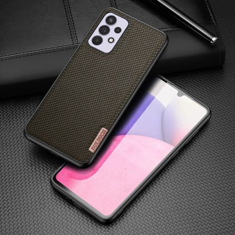 Dux Ducis Fino etui pokrowiec pokryty nylonowym materiałem Samsung Galaxy A33 5G zielony Dux Ducis Fino etui pokrowiec pokryty nylonowym materiałem Samsung Galaxy A33 5G zielony