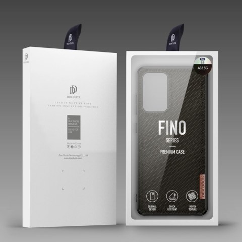 Dux Ducis Fino etui pokrowiec pokryty nylonowym materiałem Samsung Galaxy A33 5G zielony Dux Ducis Fino etui pokrowiec pokryty nylonowym materiałem Samsung Galaxy A33 5G zielony
