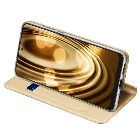 Dux Ducis Skin Pro kabura etui pokrowiec z klapką Samsung Galaxy A73 złoty Dux Ducis Skin Pro kabura etui pokrowiec z klapką Samsung Galaxy A73 złoty