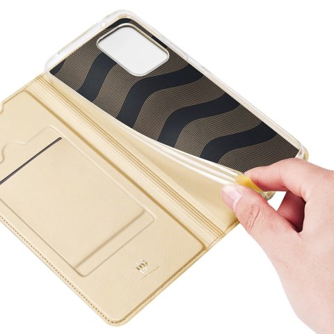 Dux Ducis Skin Pro kabura etui pokrowiec z klapką Samsung Galaxy A73 złoty Dux Ducis Skin Pro kabura etui pokrowiec z klapką Samsung Galaxy A73 złoty