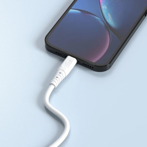 Dudao kabel przewód USB - USB Typ C 6A 1 m biały (TGL3T) Dudao kabel przewód USB - USB Typ C 6A 1 m biały (TGL3T)