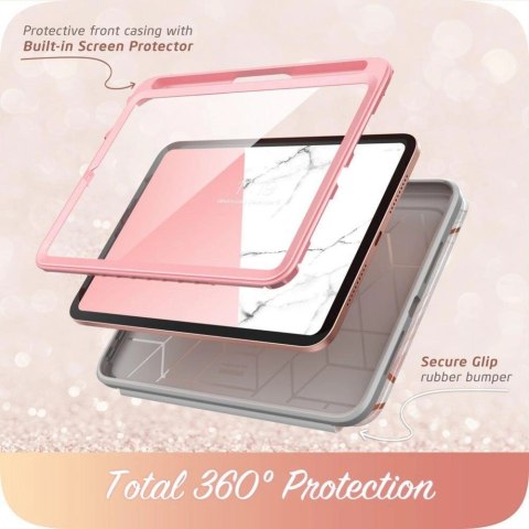 Etui Supcase Cosmo na iPad mini 6 2021 - różowy marmur Etui Supcase Cosmo na iPad mini 6 2021 - różowy marmur