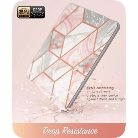 Etui Supcase Cosmo na iPad mini 6 2021 - różowy marmur Etui Supcase Cosmo na iPad mini 6 2021 - różowy marmur