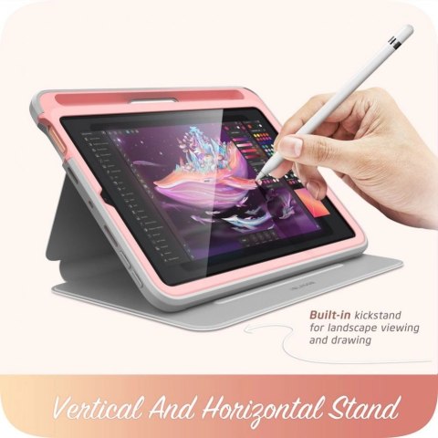 Etui Supcase Cosmo na iPad mini 6 2021 - różowy marmur Etui Supcase Cosmo na iPad mini 6 2021 - różowy marmur
