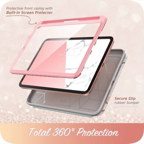 Etui Supcase Cosmo na iPad mini 6 2021 - różowy marmur Etui Supcase Cosmo na iPad mini 6 2021 - różowy marmur
