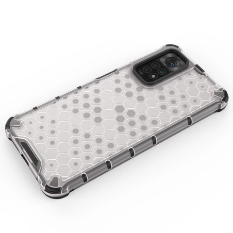 Honeycomb etui pancerny pokrowiec z żelową ramką Xiaomi Redmi Note 11S / Note 11 czarny Honeycomb etui pancerny pokrowiec z żelową ramką Xiaomi Redmi Note 11S / Note 11 czarny
