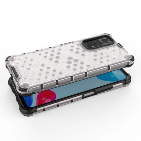 Honeycomb etui pancerny pokrowiec z żelową ramką Xiaomi Redmi Note 11S / Note 11 czarny Honeycomb etui pancerny pokrowiec z żelową ramką Xiaomi Redmi Note 11S / Note 11 czarny