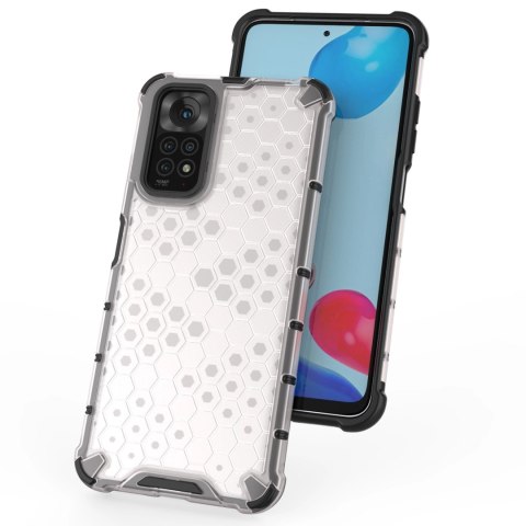 Honeycomb etui pancerny pokrowiec z żelową ramką Xiaomi Redmi Note 11S / Note 11 czarny Honeycomb etui pancerny pokrowiec z żelową ramką Xiaomi Redmi Note 11S / Note 11 czarny