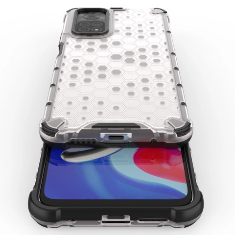 Honeycomb etui pancerny pokrowiec z żelową ramką Xiaomi Redmi Note 11S / Note 11 czarny Honeycomb etui pancerny pokrowiec z żelową ramką Xiaomi Redmi Note 11S / Note 11 czarny