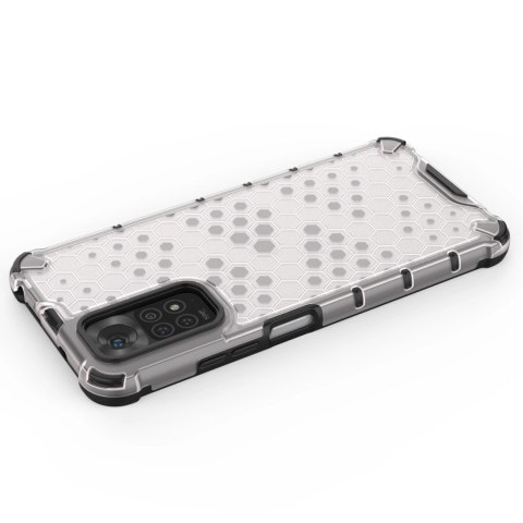 Honeycomb etui pancerny pokrowiec z żelową ramką Xiaomi Redmi Note 11S / Note 11 czarny Honeycomb etui pancerny pokrowiec z żelową ramką Xiaomi Redmi Note 11S / Note 11 czarny