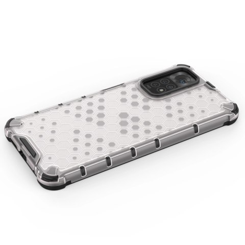 Honeycomb etui pancerny pokrowiec z żelową ramką Xiaomi Redmi Note 11S / Note 11 czarny Honeycomb etui pancerny pokrowiec z żelową ramką Xiaomi Redmi Note 11S / Note 11 czarny