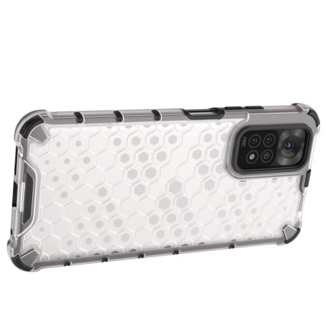 Honeycomb etui pancerny pokrowiec z żelową ramką Xiaomi Redmi Note 11S / Note 11 czarny Honeycomb etui pancerny pokrowiec z żelową ramką Xiaomi Redmi Note 11S / Note 11 czarny