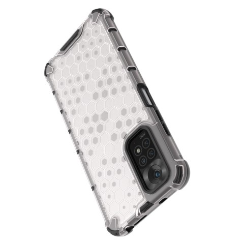 Honeycomb etui pancerny pokrowiec z żelową ramką Xiaomi Redmi Note 11S / Note 11 czarny Honeycomb etui pancerny pokrowiec z żelową ramką Xiaomi Redmi Note 11S / Note 11 czarny