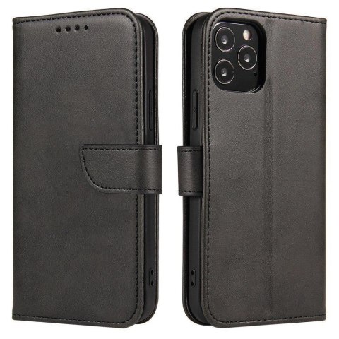 Magnet Case elegancki futerał etui pokrowiec z klapką i funkcją podstawki Samsung Galaxy A03s (166,5) czarny Magnet Case elegancki futerał etui pokrowiec z klapką i funkcją podstawki Samsung Galaxy A03s (166,5) czarny