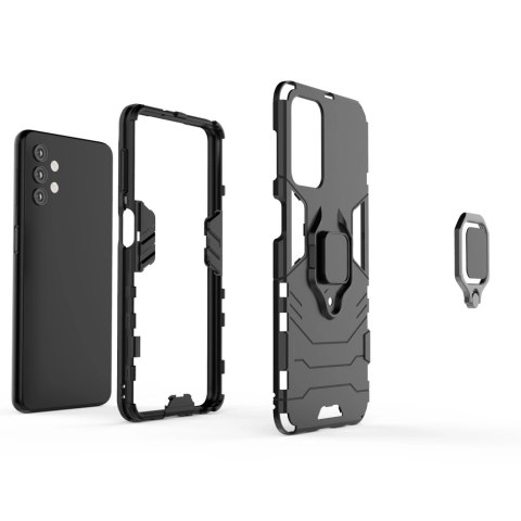 Ring Armor pancerne hybrydowe etui pokrowiec + magnetyczny uchwyt Samsung Galaxy A13 5G czarny Ring Armor pancerne hybrydowe etui pokrowiec + magnetyczny uchwyt Samsung Galaxy A13 5G czarny