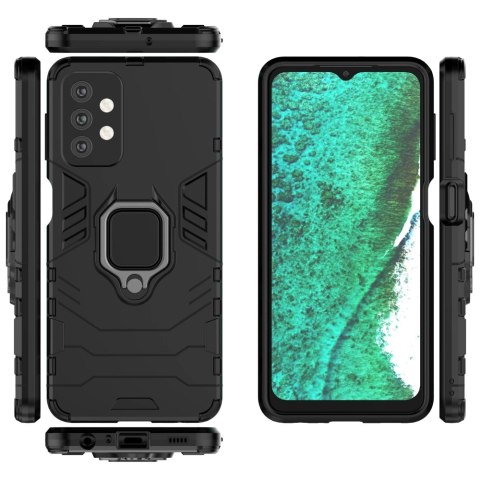 Ring Armor pancerne hybrydowe etui pokrowiec + magnetyczny uchwyt Samsung Galaxy A13 5G czarny Ring Armor pancerne hybrydowe etui pokrowiec + magnetyczny uchwyt Samsung Galaxy A13 5G czarny