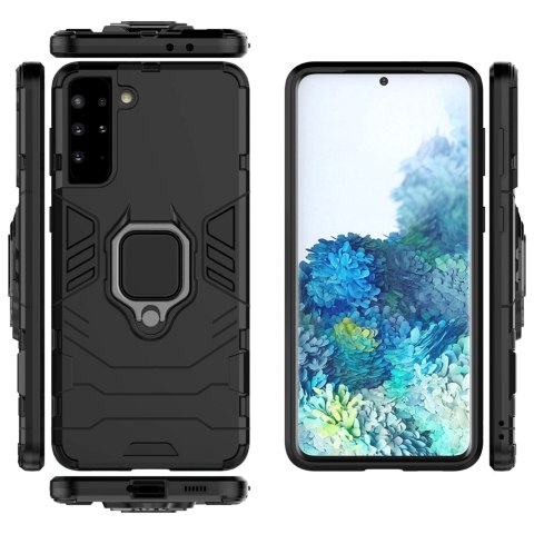 Ring Armor pancerne hybrydowe etui pokrowiec + magnetyczny uchwyt Samsung Galaxy S22 czarny Ring Armor pancerne hybrydowe etui pokrowiec + magnetyczny uchwyt Samsung Galaxy S22 czarny