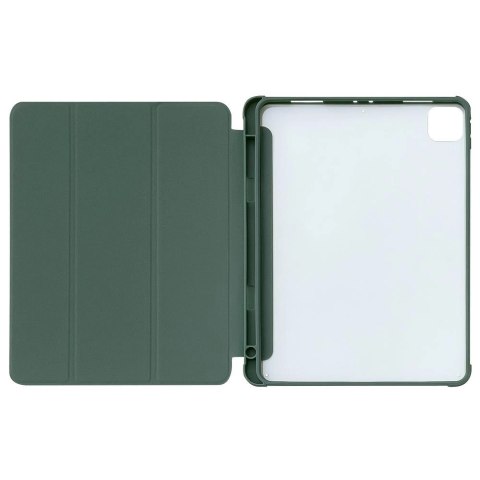 Stand Tablet Case etui Smart Cover pokrowiec na iPad 10.2'' 2021 z funkcja podstawki zielony Stand Tablet Case etui Smart Cover pokrowiec na iPad 10.2'' 2021 z funkcja podstawki zielony