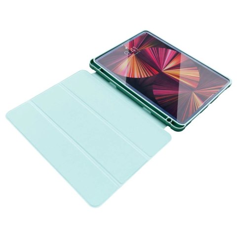 Stand Tablet Case etui Smart Cover pokrowiec na iPad 10.2'' 2021 z funkcja podstawki zielony Stand Tablet Case etui Smart Cover pokrowiec na iPad 10.2'' 2021 z funkcja podstawki zielony