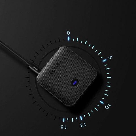 Ugreen 2w1 nadajnik / odbiornik Bluetooth 5.0 do muzyki czarny (CM144) Ugreen 2w1 nadajnik / odbiornik Bluetooth 5.0 do muzyki czarny (CM144)